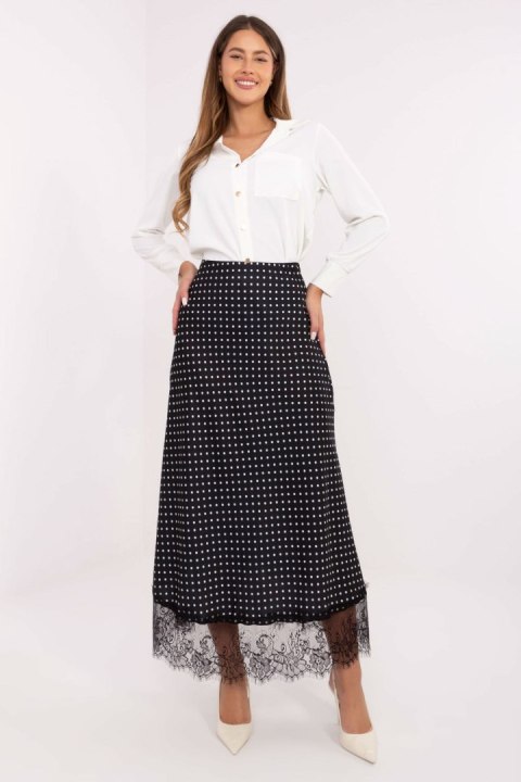 Spódnica Model MI-SD-4213.52 Black - Rue Paris Spódnica Model MI-SD-4213.52 Black - Rue Paris