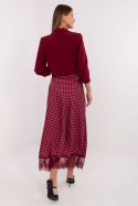 Spódnica Model MI-SD-4213.52 Bordo - Rue Paris
