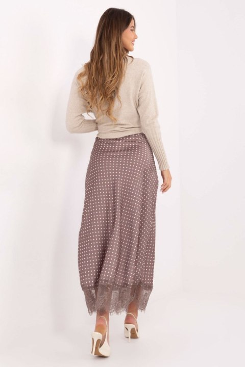 Spódnica Model MI-SD-4213.52 Dark Beige - Rue Paris Spódnica Model MI-SD-4213.52 Dark Beige - Rue Paris