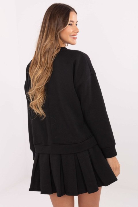 Sukienka Model MI-SK-3249.98 Black - Rue Paris Sukienka Model MI-SK-3249.98 Black - Rue Paris