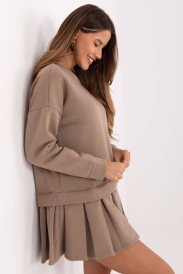 Sukienka Model MI-SK-3249.98 Dark Beige - Rue Paris