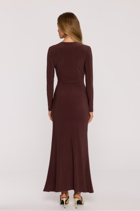 Sukienka Model MOE891 Brown - Moe