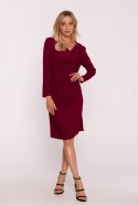 Sukienka Model S428 Bordo - Stylove Sukienka Model S428 Bordo - Stylove