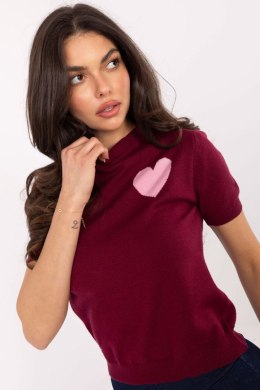 Sweter Damski Model IT-SW-93007.26 Bordo - Factory Price