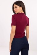 Sweter Damski Model IT-SW-93007.26 Bordo - Factory Price