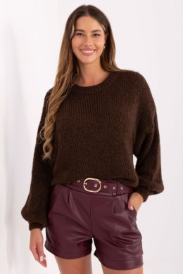 Sweter Damski Model MI-SW-1909.21 Dark Brown - Italy Moda