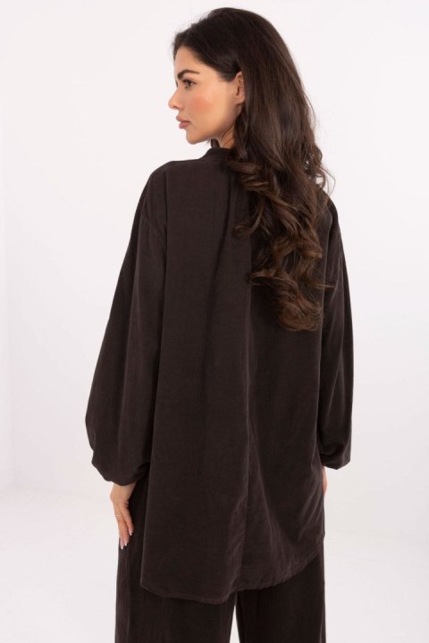 Bluzka Model IT-KS-233607.63 Dark Brown - Italy Moda