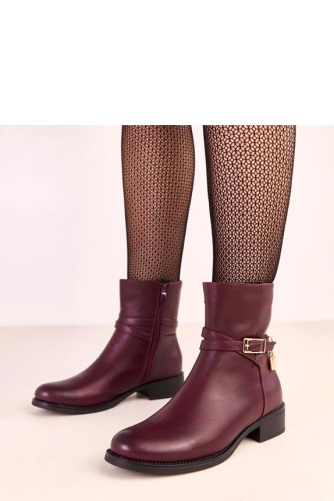 Botki Model Zema E8681 Bordo - Solea