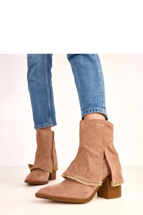 Botki Model Felicia AA-11 Beige - Solea