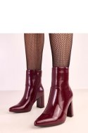 Botki Model Kassy E8658 Bordo - Solea
