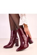 Botki Model Kassy E8658 Bordo - Solea