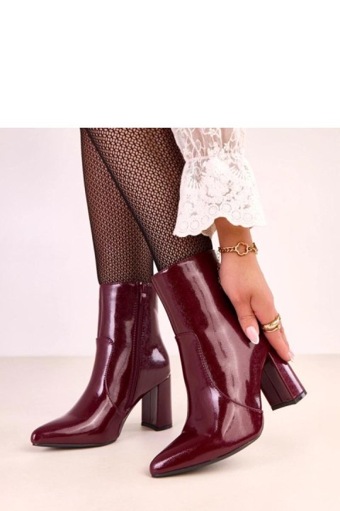 Botki Model Kassy E8658 Bordo - Solea