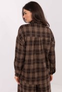 Koszula Damska Model IT-KS-GT9880.12P Brown - Italy Moda