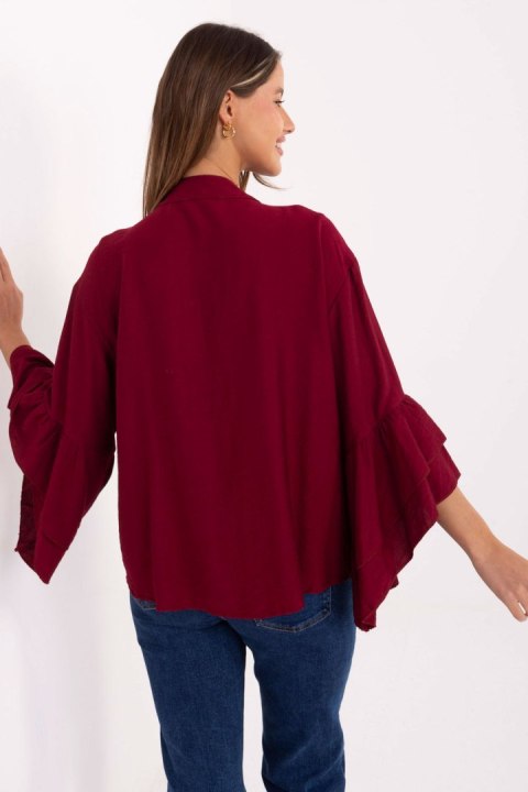 Koszula Damska Model MI-KS-32330.05P Bordo - Rue Paris