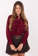 Koszula Damska Model MI-KS-3257.47 Bordo - Italy Moda