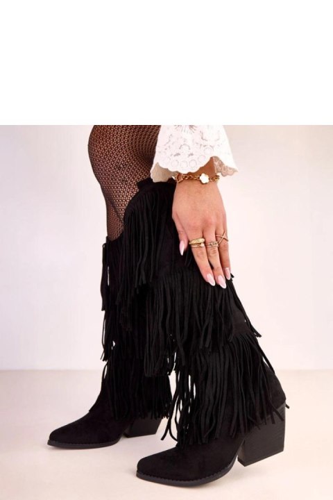 Kozaki Model Ivia E8690 Black - Solea Kozaki Model Ivia E8690 Black - Solea