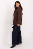 Płaszcz Damski Model IT-PL-FL7696.16 Brown - Rue Paris
