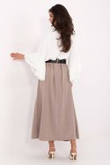 Spódnica Model IT-SD-19720.17P Dark Beige - Italy Moda Spódnica Model IT-SD-19720.17P Dark Beige - Italy Moda