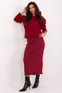 Spódnica Model RV-SD-A212.53 Bordo - Relevance