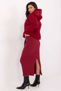Spódnica Model RV-SD-A212.53 Bordo - Relevance