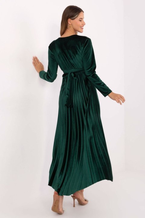 Sukienka Model IT-SK-16919.04P Dark Green - Italy Moda Sukienka Model IT-SK-16919.04P Dark Green - Italy Moda