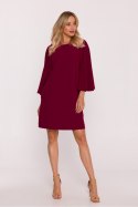 Sukienka Model S426 Bordo - Stylove Sukienka Model S426 Bordo - Stylove