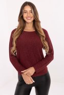 Sweter Damski Model IT-SW-0110.84 Bordo - Rue Paris