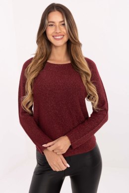 Sweter Damski Model IT-SW-0110.84 Bordo - Rue Paris