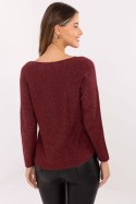 Sweter Damski Model IT-SW-0110.84 Bordo - Rue Paris