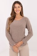 Sweter Damski Model IT-SW-0110.84 Dark Beige - Rue Paris