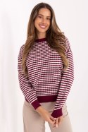 Sweter Damski Model IT-SW-93190.15 Bordo - Factory Price