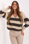 Sweter Damski Model MI-SW-WK3031.22 Light Beige - Italy Moda