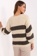 Sweter Damski Model MI-SW-WK3031.22 Light Beige - Italy Moda