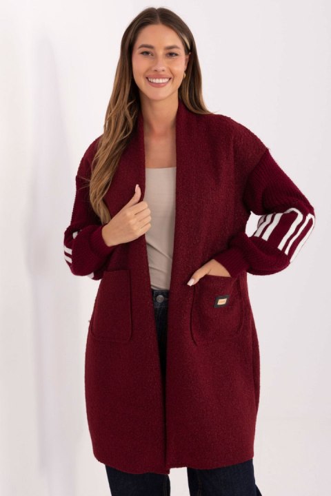 Sweter Kardigan Model IT-SW-80678.84 Bordo - Factory Price
