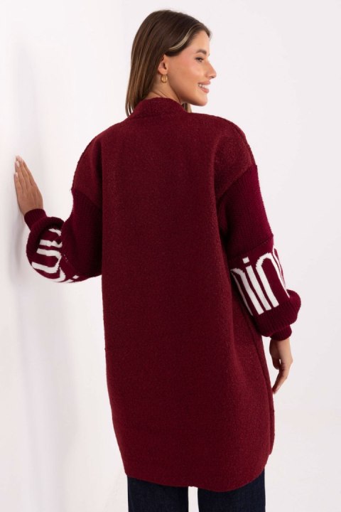 Sweter Kardigan Model IT-SW-80678.84 Bordo - Factory Price