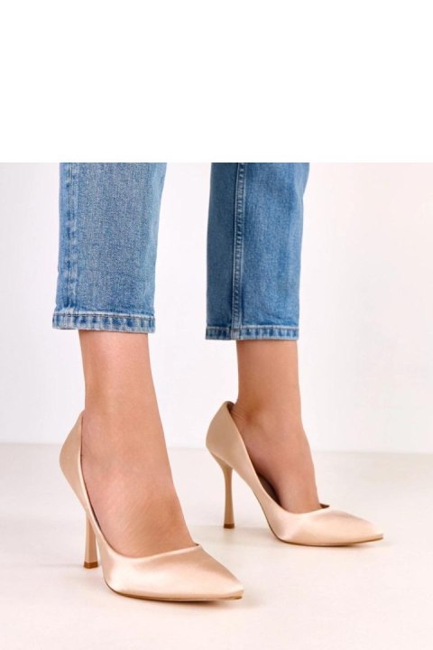 Szpilki Model Cindy AH-42 Beige - Solea