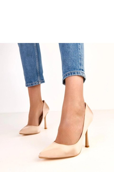 Szpilki Model Cindy AH-42 Beige - Solea