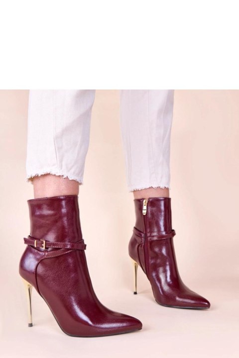 Botki Model Carmila 6623 Bordo - Solea