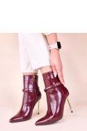 Botki Model Carmila 6623 Bordo - Solea