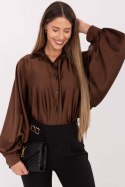 Koszula Damska Model DHJ-KS-15257.53P Brown - Italy Moda