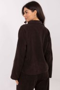 Koszula Damska Model IT-KS-22390.81 Dark Brown - Italy Moda