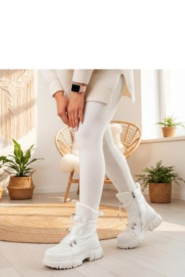 Śniegowce Model Jassi 0-291 White - Solea