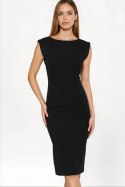 Sukienka Czarna sukienka o ołówkowym fasonie S279 Black - Nife