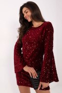 Sukienka Model IT-SK-20030.21P Bordo - Italy Moda