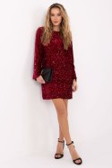 Sukienka Model MI-SK-A2813.64 Bordo - Italy Moda