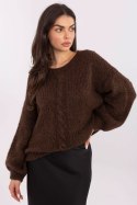 Sweter Damski Model MI-SW-1610.18 Dark Brown - Italy Moda