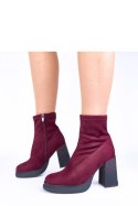 Botki Model Delora BY6906-3 Bordo Violet - Solea