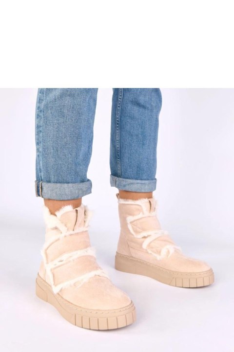 Botki Model Grace F6328 Beige - Solea