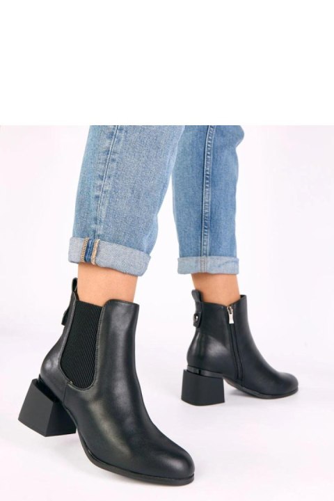 Botki Model Taina 6157-1 Black - Solea