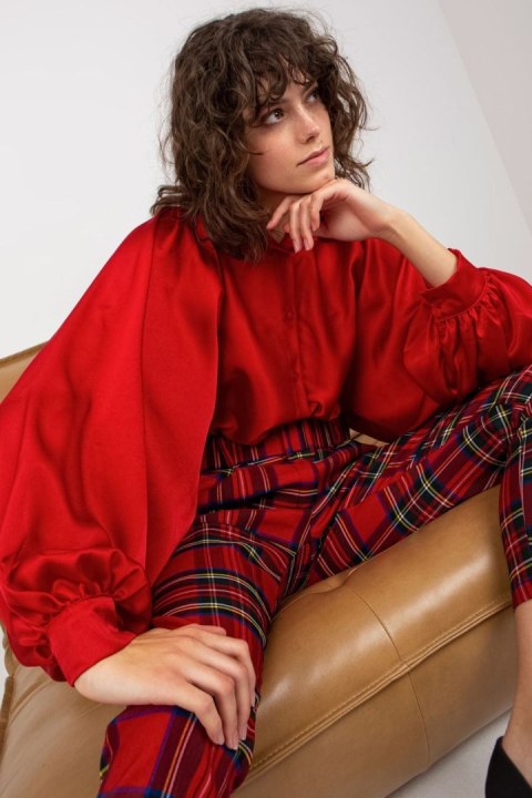 Koszula Damska Model DHJ-KS-15257.53P Dark Red - Italy Moda